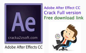 Adobe After Effects free download crack