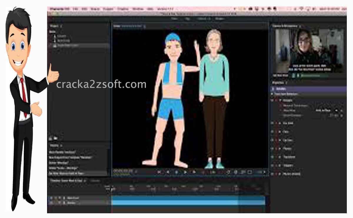 Adobe Character Animator screen