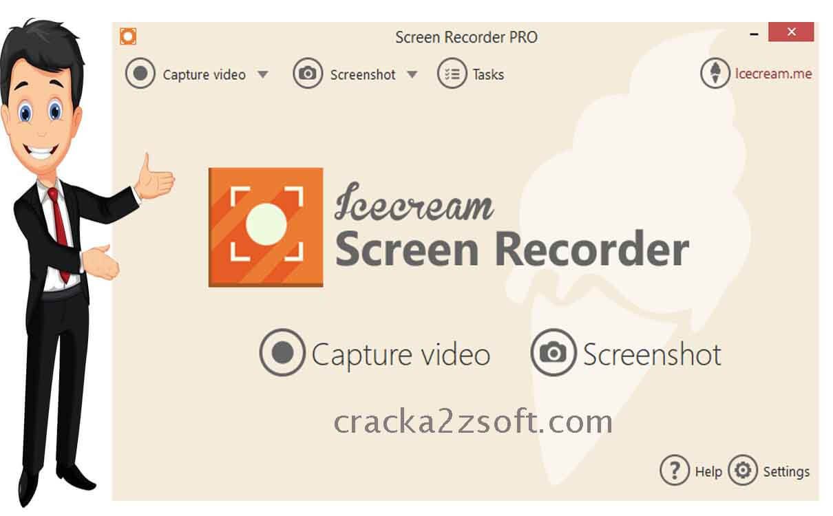 IceCream Screen Recorder Pro screen