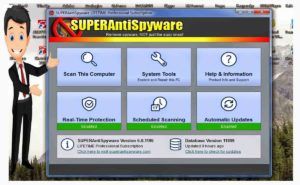 SUPERAntiSpyware Professional Key screen