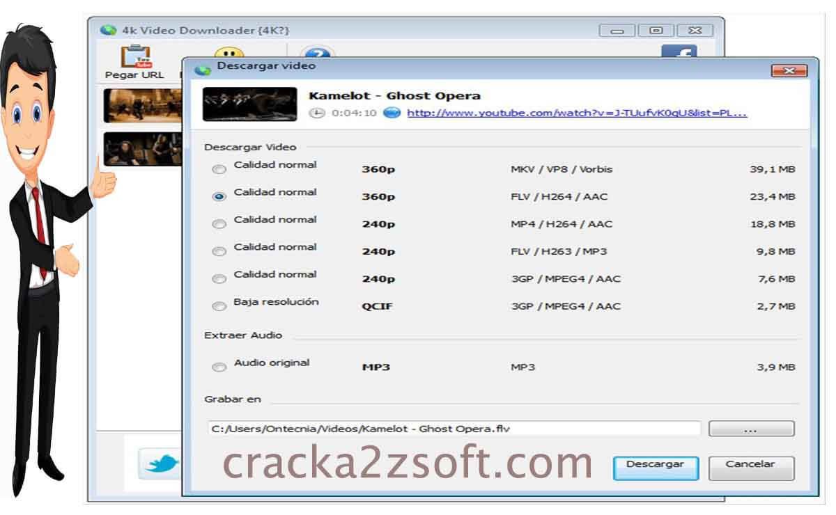 4K Video Downloader screen