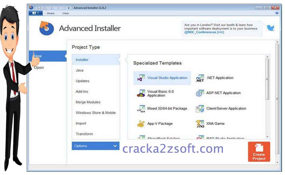 Advanced Installer Architect crack screenshot