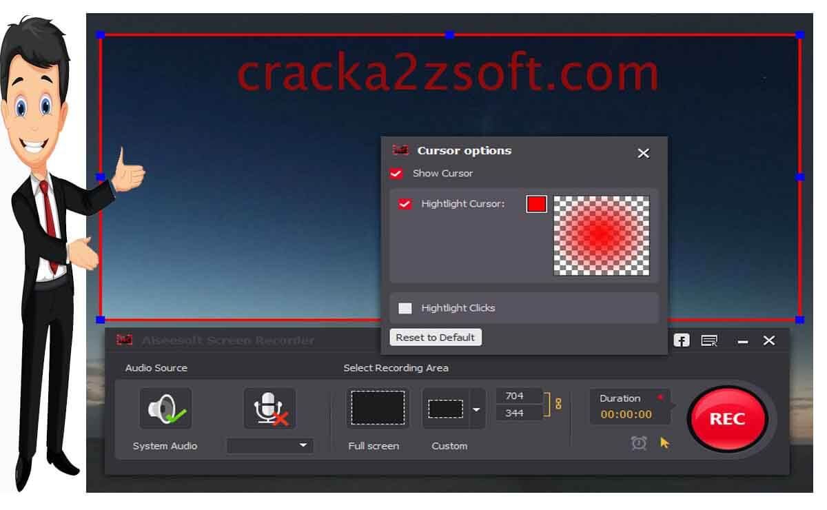 Aiseesoft Screen Recorder 2023 Crack Screenshot