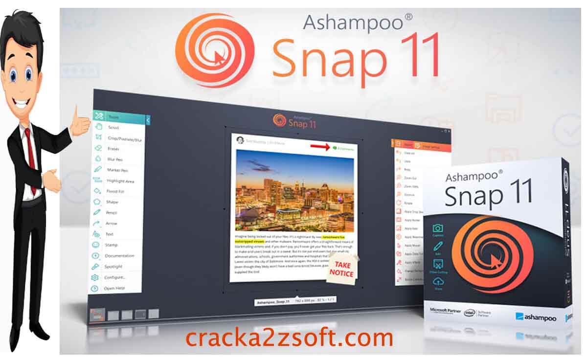 Ashampoo Snap screen