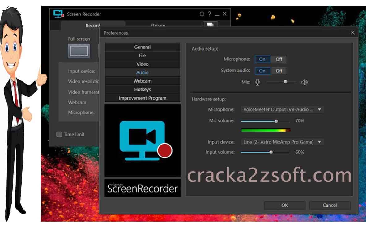 CyberLink Screen Recorder Deluxe screen