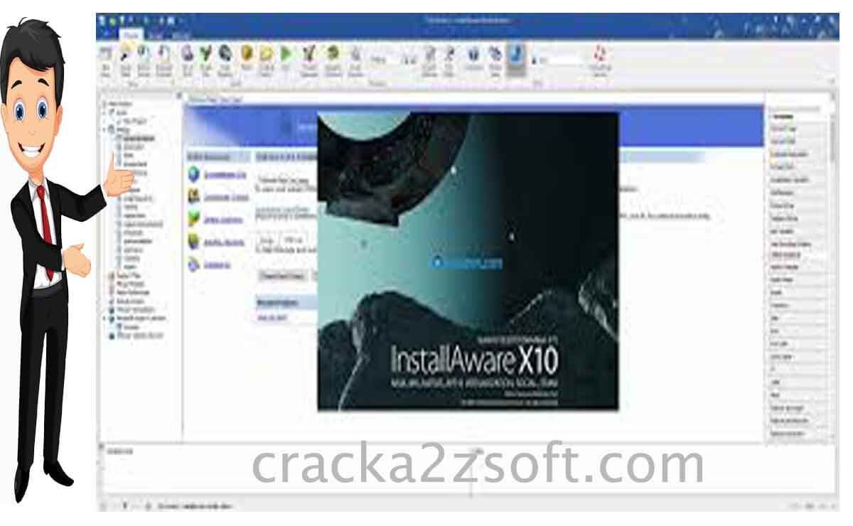 InstallAware Studio X10 screen