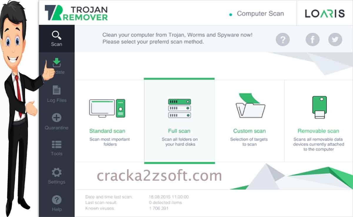 Loaris Trojan Remover Full crack screenshot