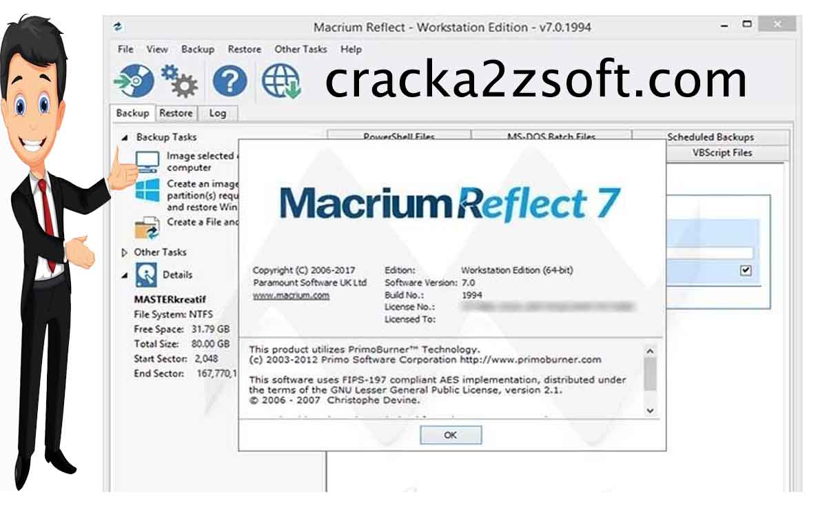 Macrium Reflect Portable crack Screenshot