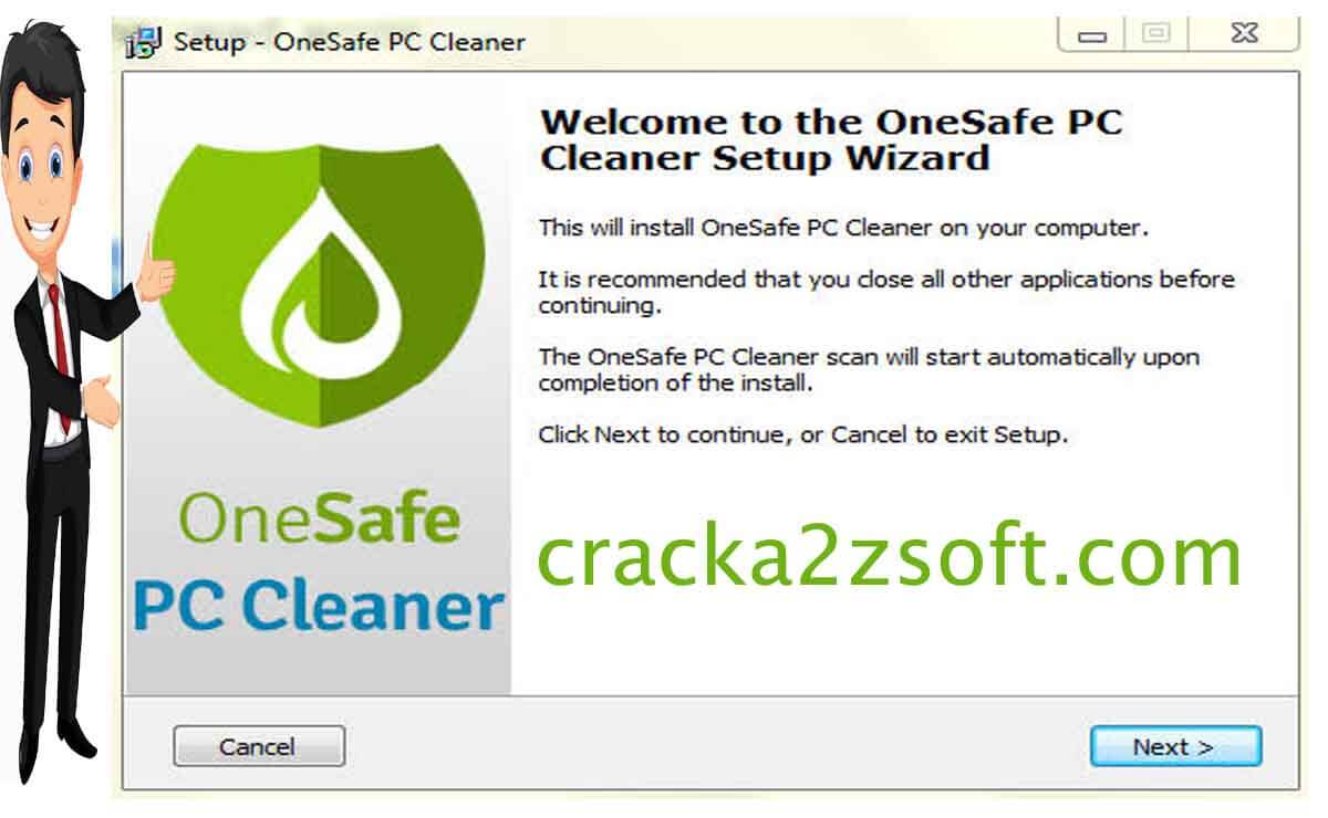 OneSafe PC Cleaner Pro License key screenshot