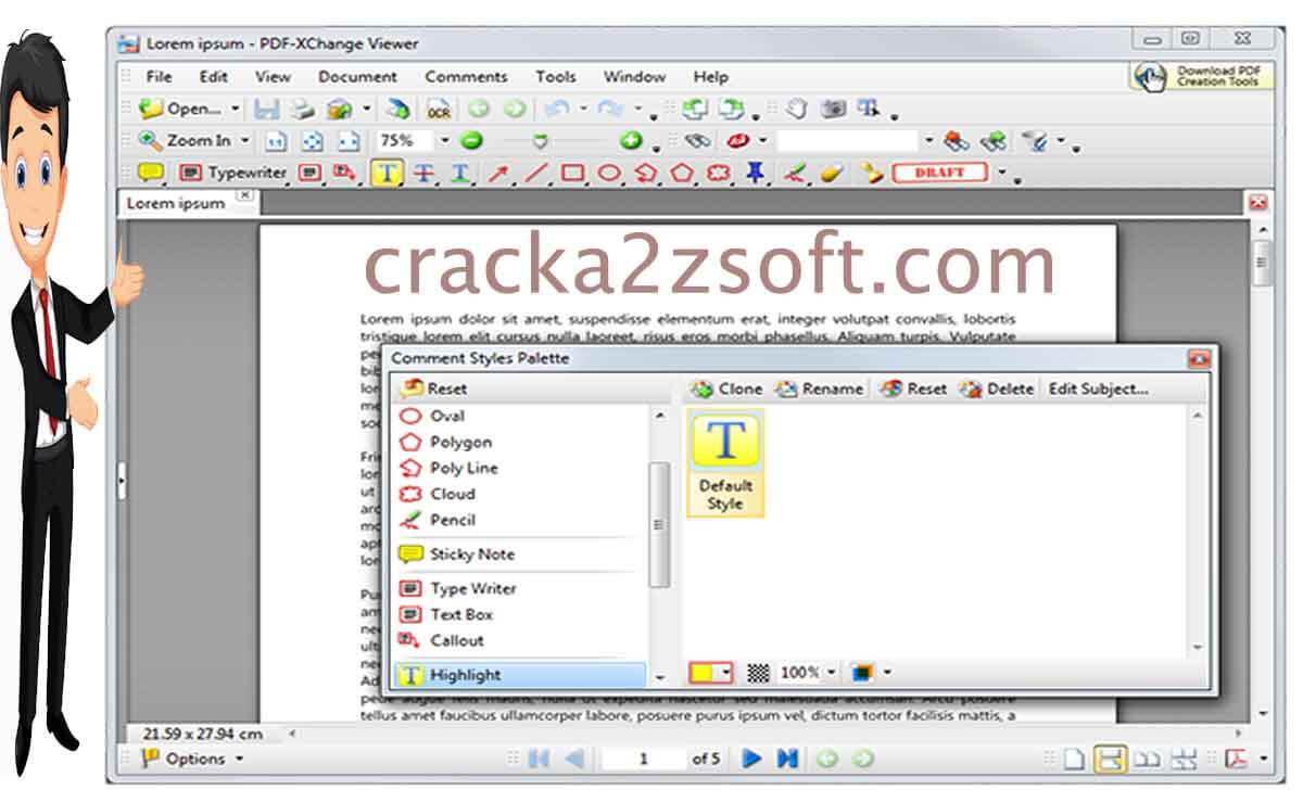 PDF-XChange Editor Plus crack screenshot