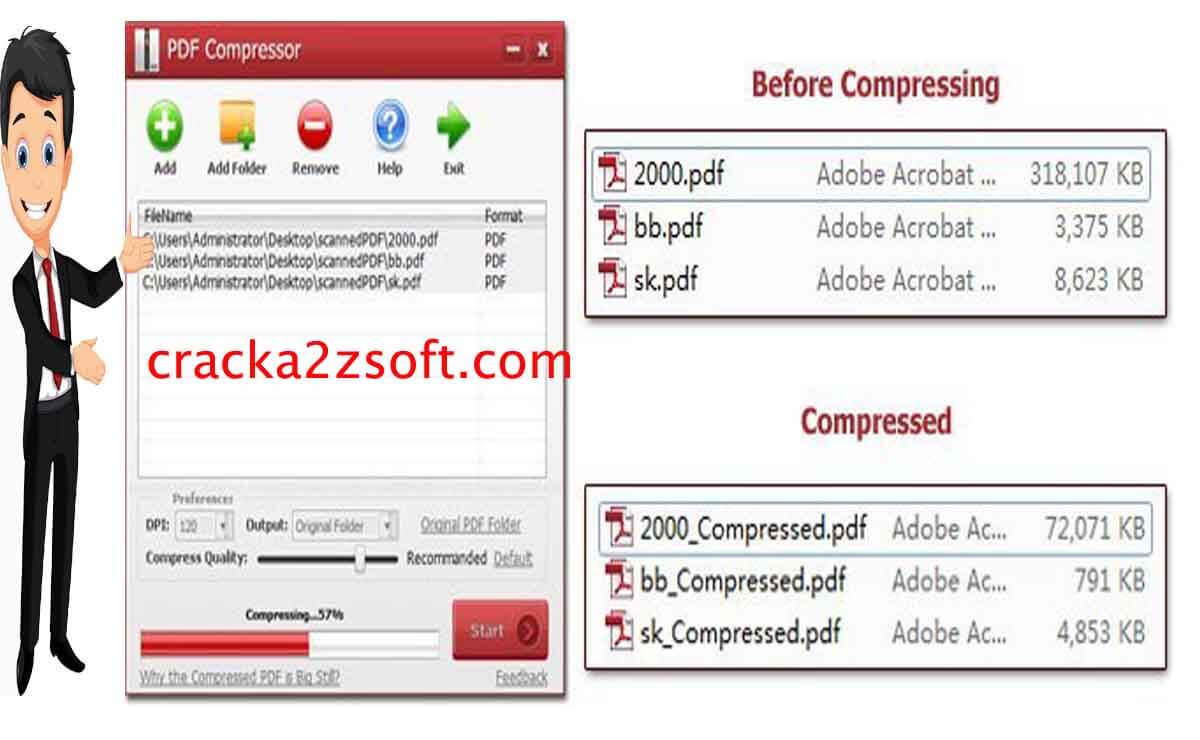 PDFZilla PDF Compressor Pro screen