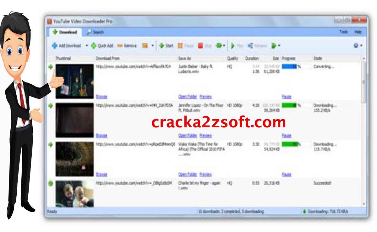 Tomabo MP4 Downloader Pro Crack screenshot