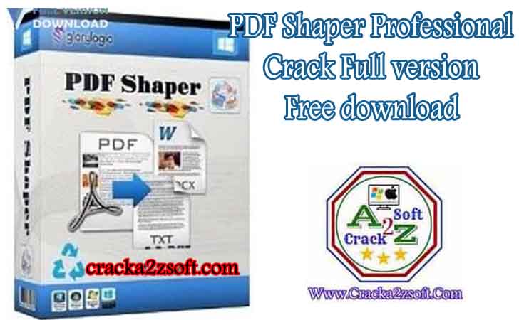 PDF Shaper Professional crack key full