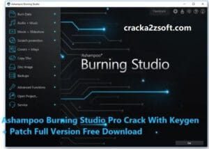 Ashampoo Burning Studio 2021 Crack screen
