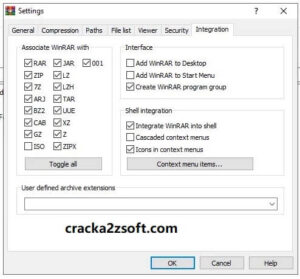 WinRAR Full crack Screenshot