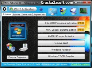 Windows 7 Activator Screenshot
