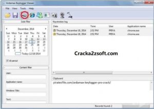 Ardamax Keylogger Pro Crack screen