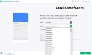 PassFab Android Unlocker Crack screenshot