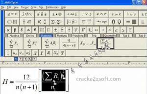 MathType Crack screenshot